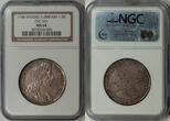 Great Britain 1700 William III Silver Half Crown First Bust NGC MS-64