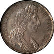 Great Britain 1700 William III Silver Half Crown First Bust NGC MS-64