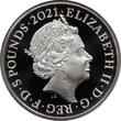 Great Britain  2021 Proof Silver £5 Gothic Crown Portrait Coin NGC PF70 ULTRA CAMEO
