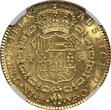 Spain 1792 M-MF Charles IV Gold 4 Escudos NGC MS-62 Outstanding Eye Appeal !!