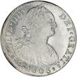 Carolus IV Peru 8 Reales 1803-L IJ HIGHEST GRADED in PCGS TOP POP MS62
