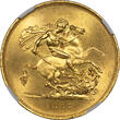 Great Britain 1887 Victoria Gold 5 Pounds NGC MS-63