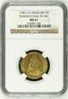 HUNGARY TRANSYLVANIA 2D 1780 E H-S Maria Theresa SCARCE Double Ducat NGC MS 61