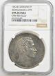GERMANY Double Taler 1857B Georg Wilhelm SCHAUMBURG-LIPPE one-year issue Low Mintage SCARCE NGC UNC