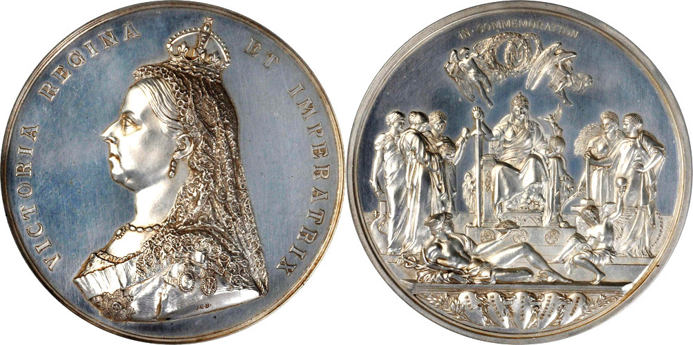 Great Britain 1887 Victoria Golden Jubilee High Relief