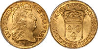 France 1691-D Louis XIV Gold Louis dOr PCGS MS-63