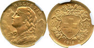 SWITZERLND G20F Switzerland GOLD 20 francs -