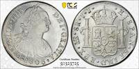 Peru 8 R Carolus IV Peru 8 Reales 1803-L IJ HIGHEST GRADED in PCGS TOP POP -