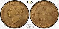 Newfoundland $2 Queen Victoria,Canada - Newfoundland Gold $2 Two Dollars SCARCE -