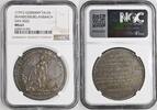 GERMANY BRANDENBURG ANSBACH TALER 1779 G One Year issue NGC MS 61