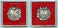 Poland 100 Zl Commemorative Pattern PROBA Moose Head in original holder -
