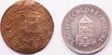 Germany lot de 2 (Jagd?) tokens 19th century VF