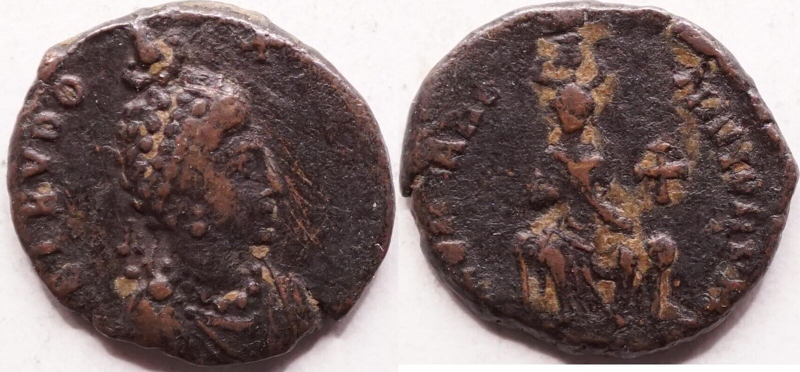 Roman Empire, Aelia Eudoxia. Augusta AE 395-401 VF | MA-Shops