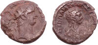 Roman Provincial Tetradrachme Nero & Poppaea Sabina -