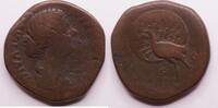 Roman Imperial, Rome sestertius Diva Faustina Junior -