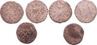 France, Principaut&eacute; de Dombes (lot) Liards 1664-1678 Anne Marie Louise  84.11 US$  +  11.60 US$ shipping