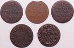 German States (lot) Pfennig - Heller - 1/4 kreuzer -