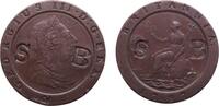 Great Britain Cartwheel 2 Pence Countermarked George III -