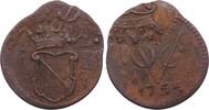 Netherland East indies - VOC - Utrecht 1/2 duit 1755 error - misstruck ss 1,946.85 元1,560.21 元  ＋  195.08 元 运费