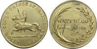 Nederland jeton or token Commemorating the battle of Waterloo -
