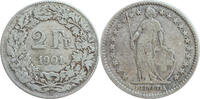 Switserland - Helvetia 2 Francs Key date -