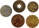 France - Cafe - Dance - Amusement - others tokens - lot -