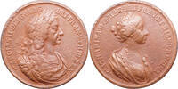 Charles II and Catherine of Braganza medal marriage -
