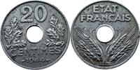 France 20 centimes 1944 WO II , Iron issue - very rare. + Video vzgl+ 115.95 US$  +  11.60 US$ shipping