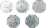 Nederland, Maastricht Complete serie buspenningen (5 stuks) 1922 Municip... 975.38 元  ＋  195.08 元 运费
