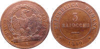 Italian states, Rome 3 Baiocchi 1849 Roman Republic 1849, eagle on fasce... 701.88 元  ＋  78.03 元 运费