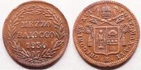 Italian states, Papal states (VIB) mezzo baiocco Gregorio XVI -