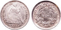United States, San Fransisco half dime Seated Liberty -