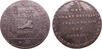 Great Britain, Middlesex half penny token Map of France, Political series -