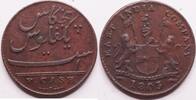East india company, Madras Presidency 5 cash -
