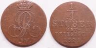 Ostfriesland, (EAST FRIESLAND) 1/4 Stüber George IV -