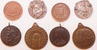 Nederland - lot medailles - tokens - strooipenning Willem III , Wilhelmina en Juliana -