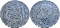 Romania 5 Bani Carl I - countermark -