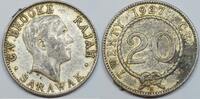 Sarawak 20 cents Charles V. Brooke Rajah -