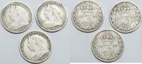 Great Britain (lot) 3 Pence Victoria -