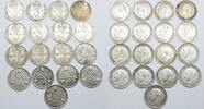 Great Britain (collection) 3 pence Edward VII - George V -