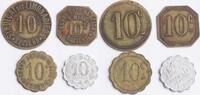 France - Béziers - tokens - lot 10 centimes Cafe and Restaurants -