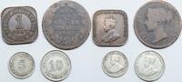 Malaysia - Straits Settlements (lot) 1-10 cents -