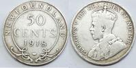 New Foundland 50 cents George V -