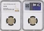 NETHERLAND 25 Cents Willem I -