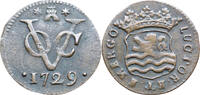 VOC - Zeeland duit LUCTOR ET EMERGO -