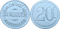 Montpellier cafe token 20 centimes Café de l'Intérêt local, H. ALBOUY -
