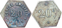 France - Paris 20 centimes Cercle Amicitia Paris -