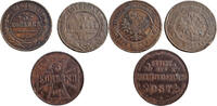 Russia - Poland (lot) 3 kopeck -