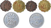 France - divers Jetons - Tokens QUERCY - MONTPELLIER -