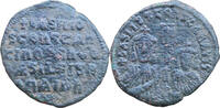 Byzantine Empire - Constantinople bronze 40 nummi Basil I 'the macedonian' with Constantine -